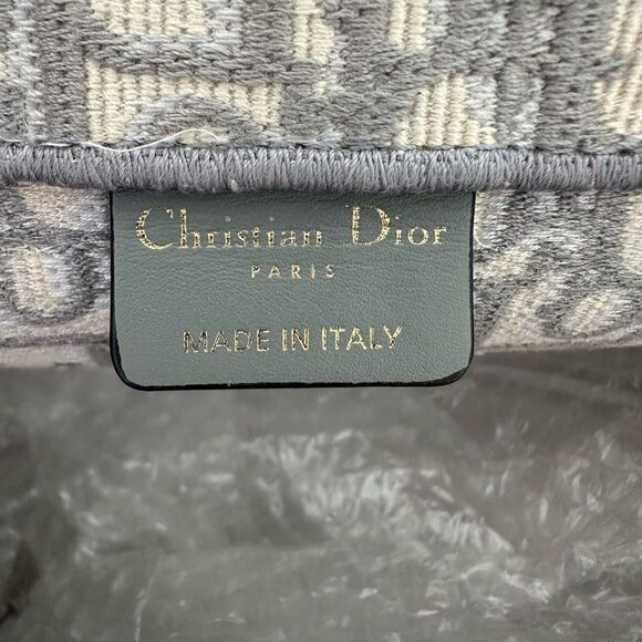 Christian Dior Medium Grey Monogram Book Tote - Picture 9 of 15